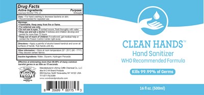 16oz Clean Hands ISP TMP.jpg bottle - 16oz Clean Hands ISP TMP